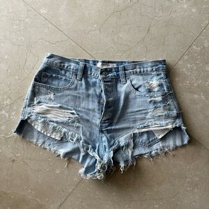 Abercrombie & Fitch Denim Cutoff